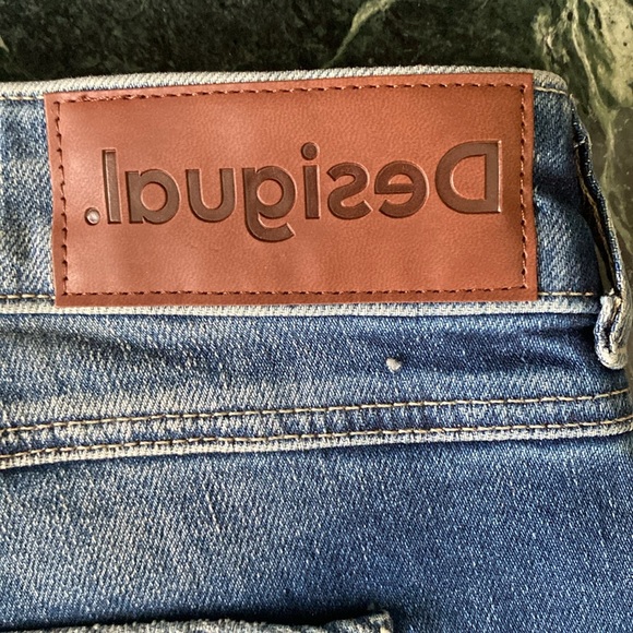 Desigual Studded Straight Leg Jeans - Picture 7 of 10